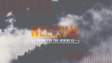 Welcome